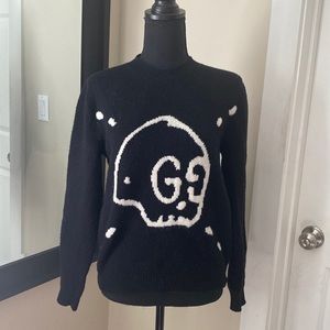 Black Gucci ghost sweater